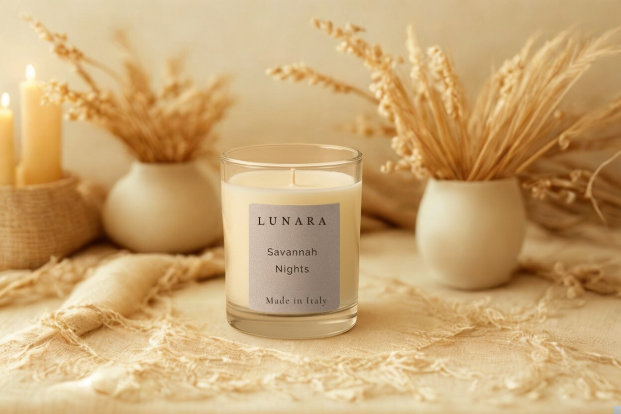 Savannah Nights - Candela profumata in cera di soia