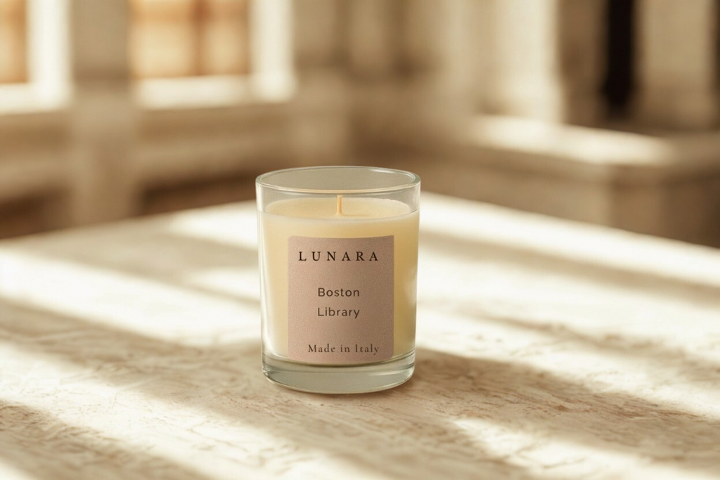 Boston Library - Candela profumata in cera di soia