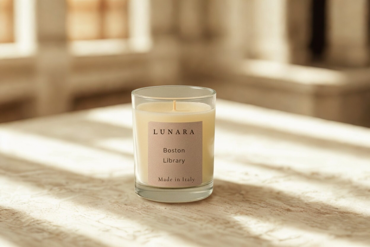 Boston Library - Candela profumata in cera di soia