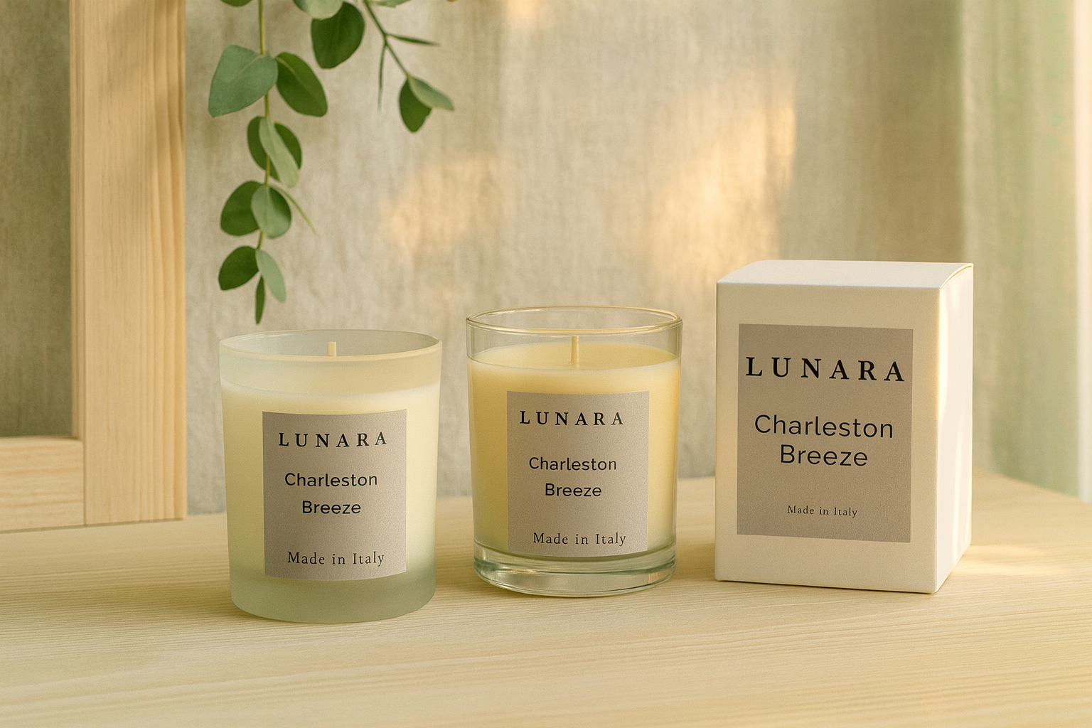Charleston Breeze - Candela profumata in cera di soia