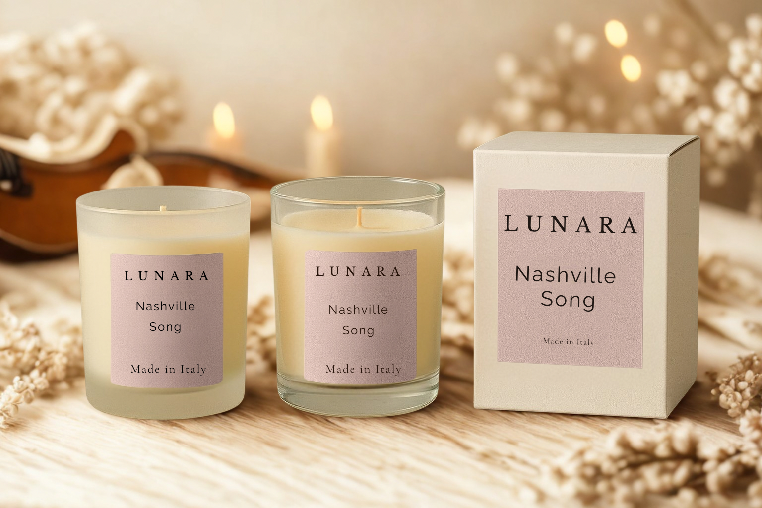 Nashville Song - Candela profumata in cera di soia