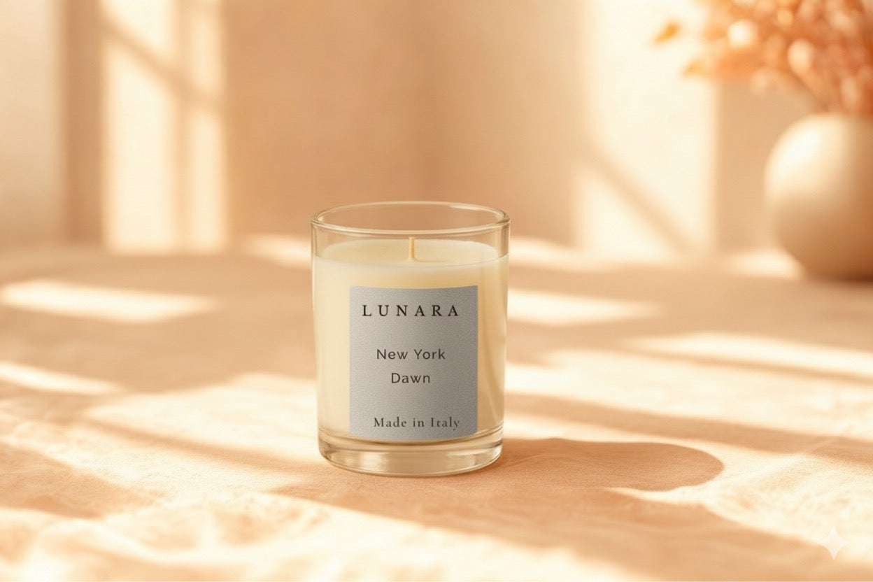 New York Dawn - Candela profumata in cera di soia